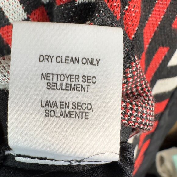 W by Worth Top Women Multicolor Sheer Back Scoop Neck Long Sleeves Pullover SZ S - Picture 8 of 8